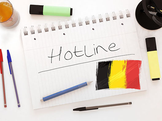 Hotline Poster Belgium Dutch