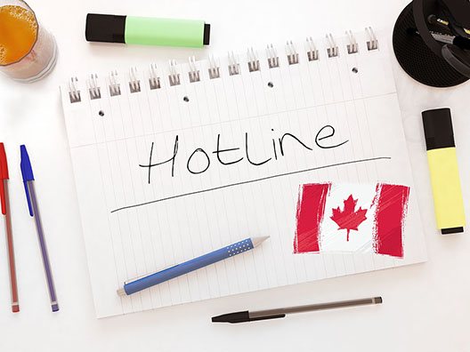 Hotline Poster Canada French