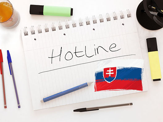 Hotline Poster Slovakia 