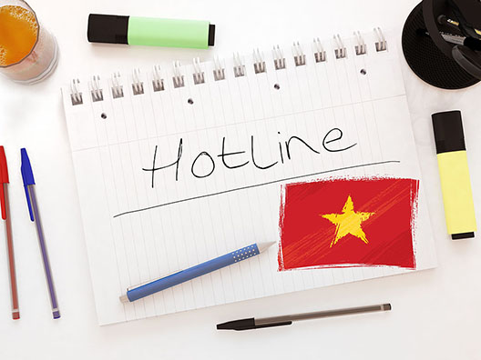 Hotline Poster Vietnam 