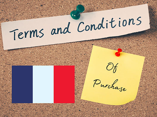 Terms Conditions Of Purchase French 