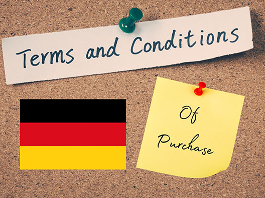 Terms Conditions Of Purchase German