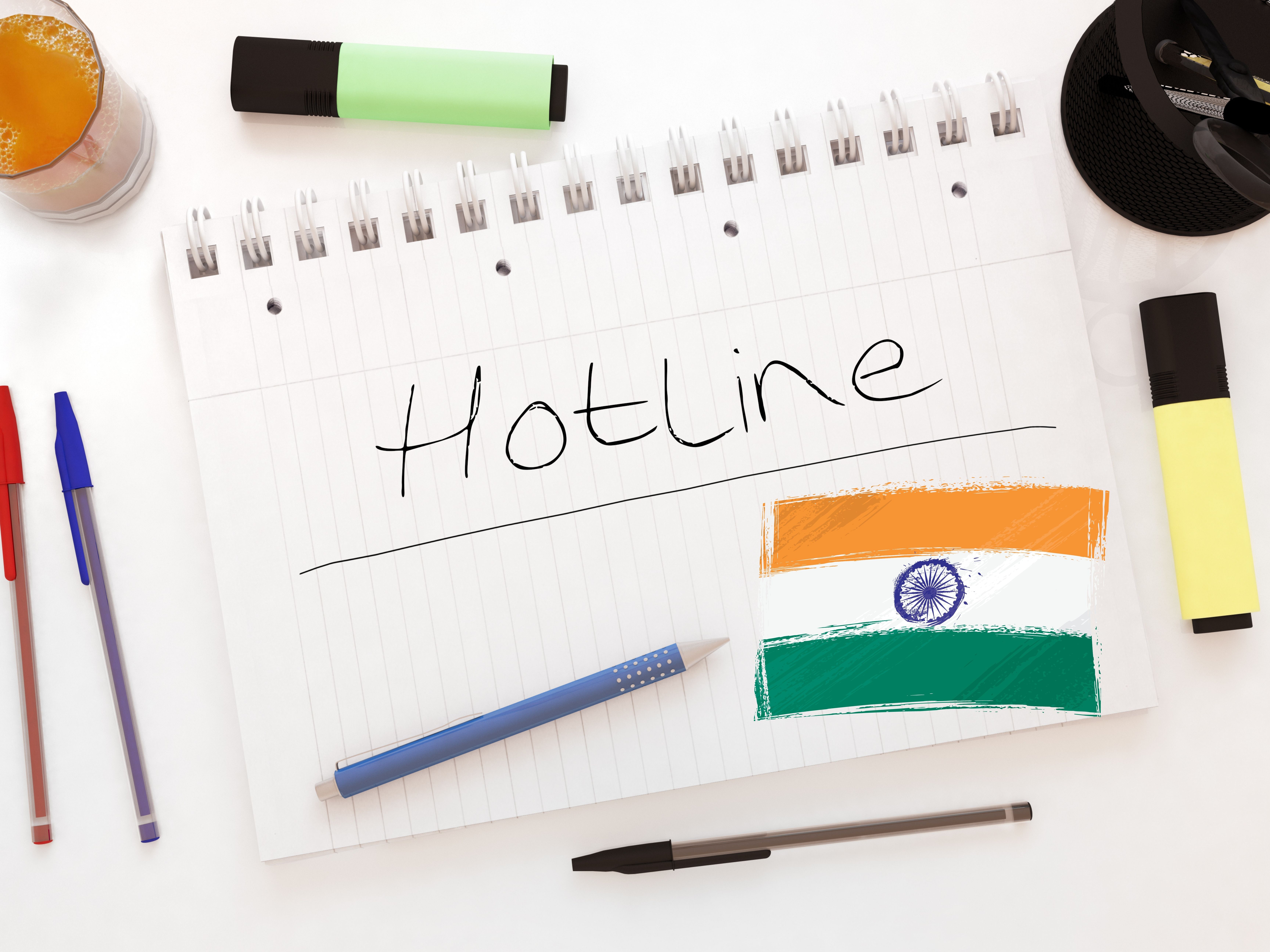 Hotline Poster India (English)