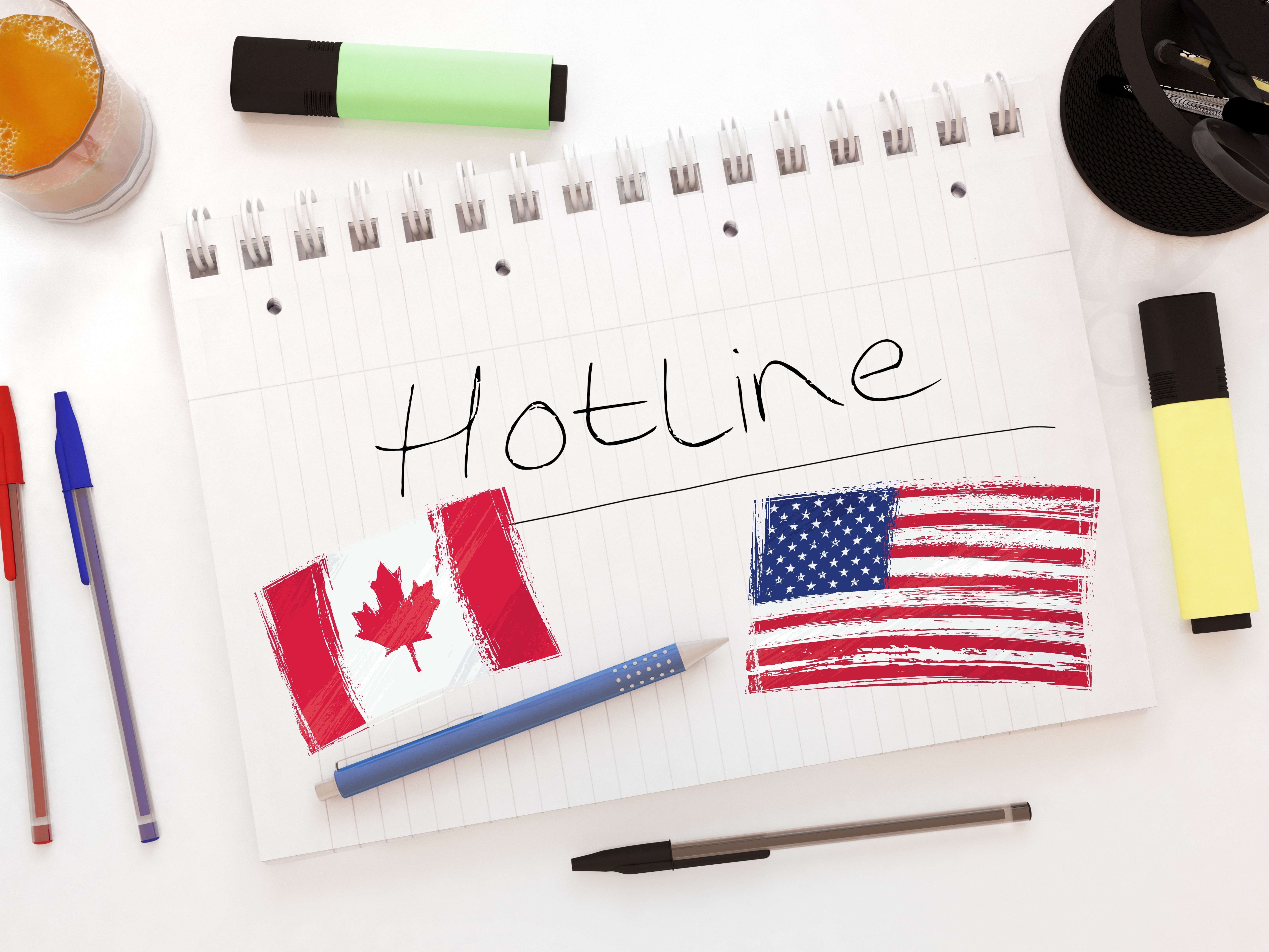 Hotline Poster US & Canada (English)